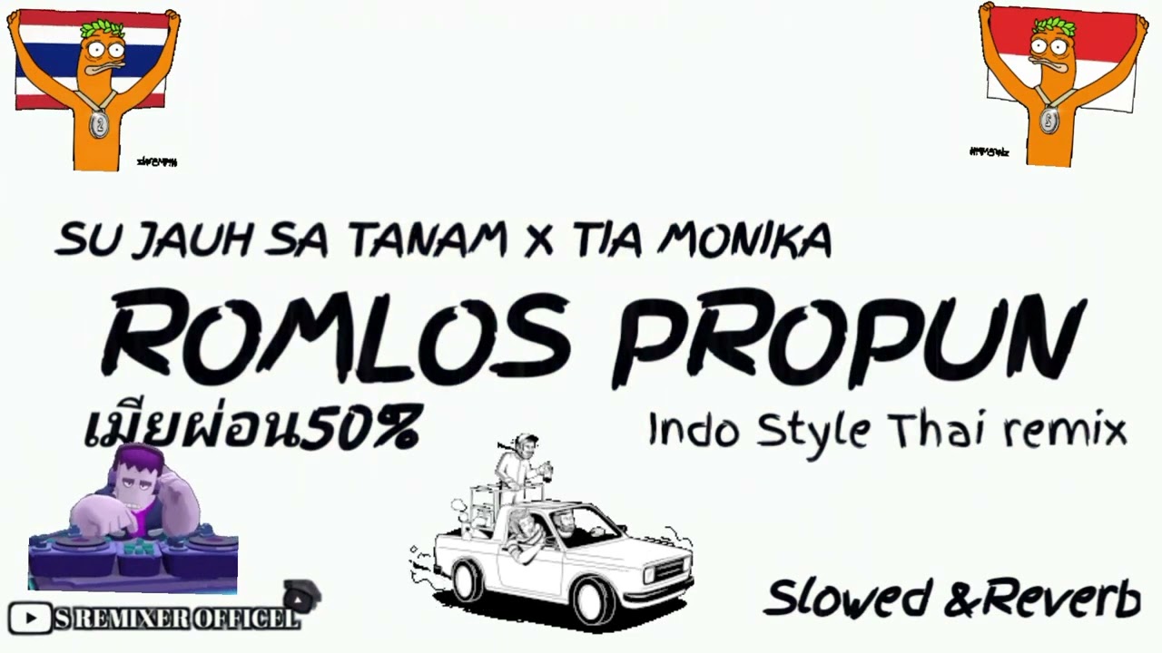 #แดนซ์ฮิตในTIKTOK !!!  🔥เมียผ่อน50%  (ROMLOS PROPUN X SU JAUH SA TANAM X TIA MONIKA ) Slowed &Reverb