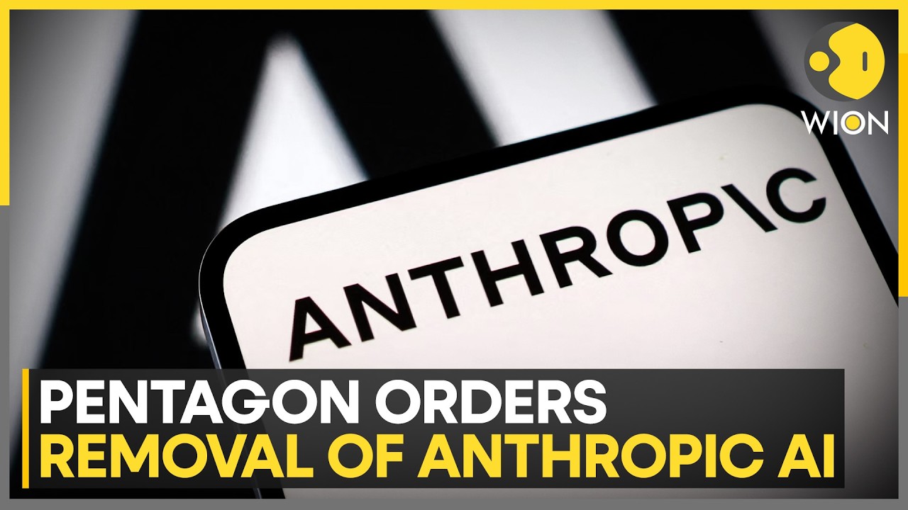 Pentagon Orders Removal of Anthropic AI | WION News