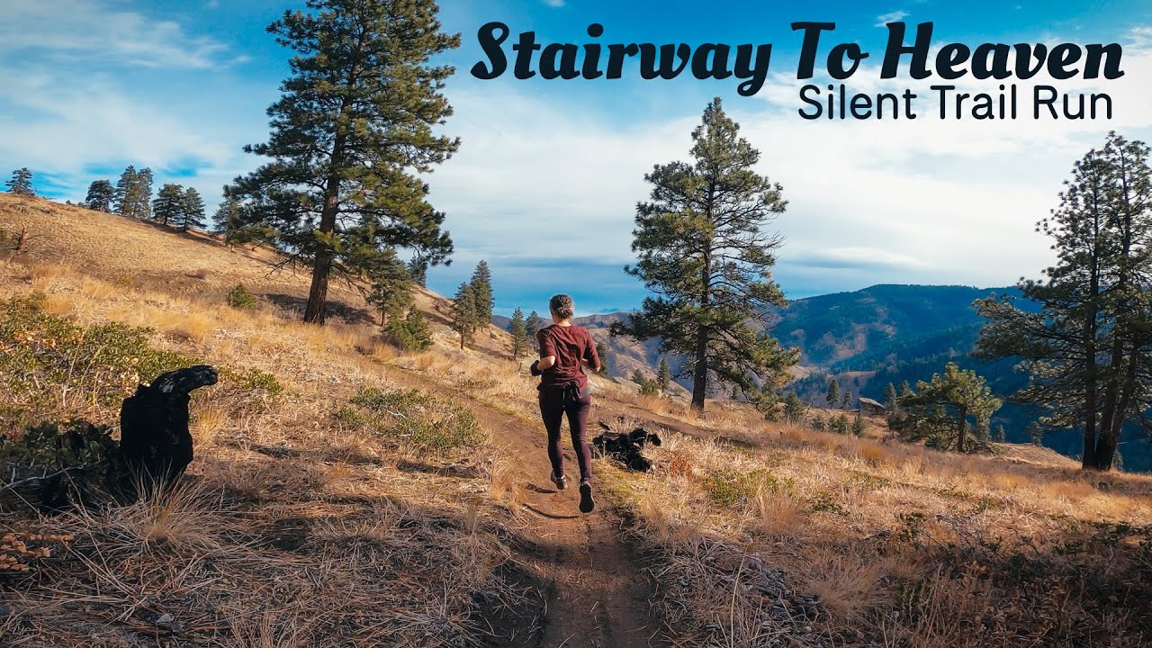 Stairway to Heaven, #2 Canyon | 15 minutes of silent trail running | MTB POV Follow | Wenatchee, WA