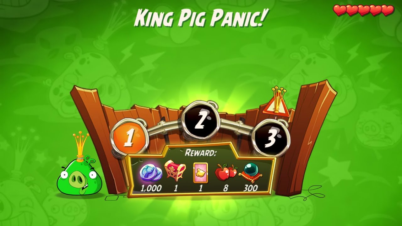 KPP 3-4-5 Rooms - No Red,Blues,Chuck,Matilda - King Pig Panic, Angry Birds 2