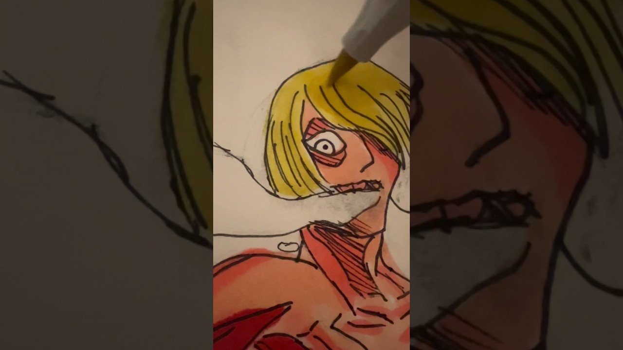 Drawing Annie&rsquo;s female titan from aot #art #animecharacterdrawing #drawing #aot #femaletitan