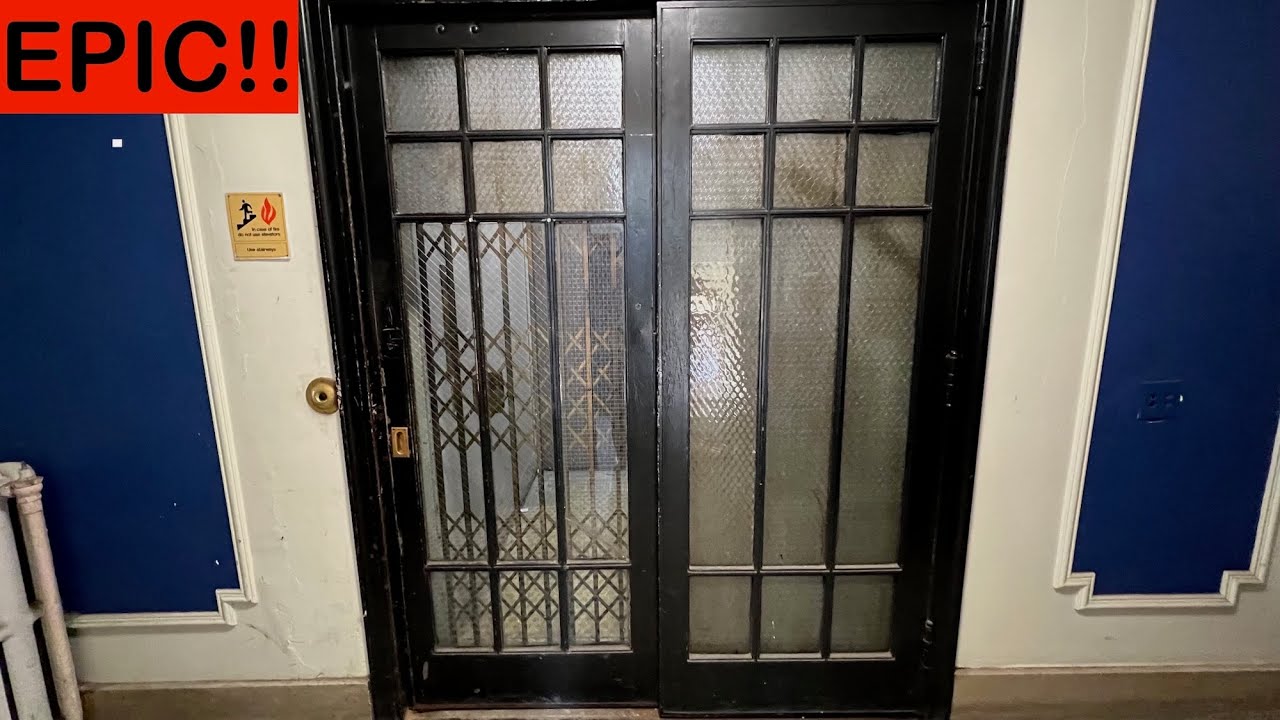 Epic GRAVES Traction Elevator in a Private Building in Rochester NY with MACHINE VIEW!