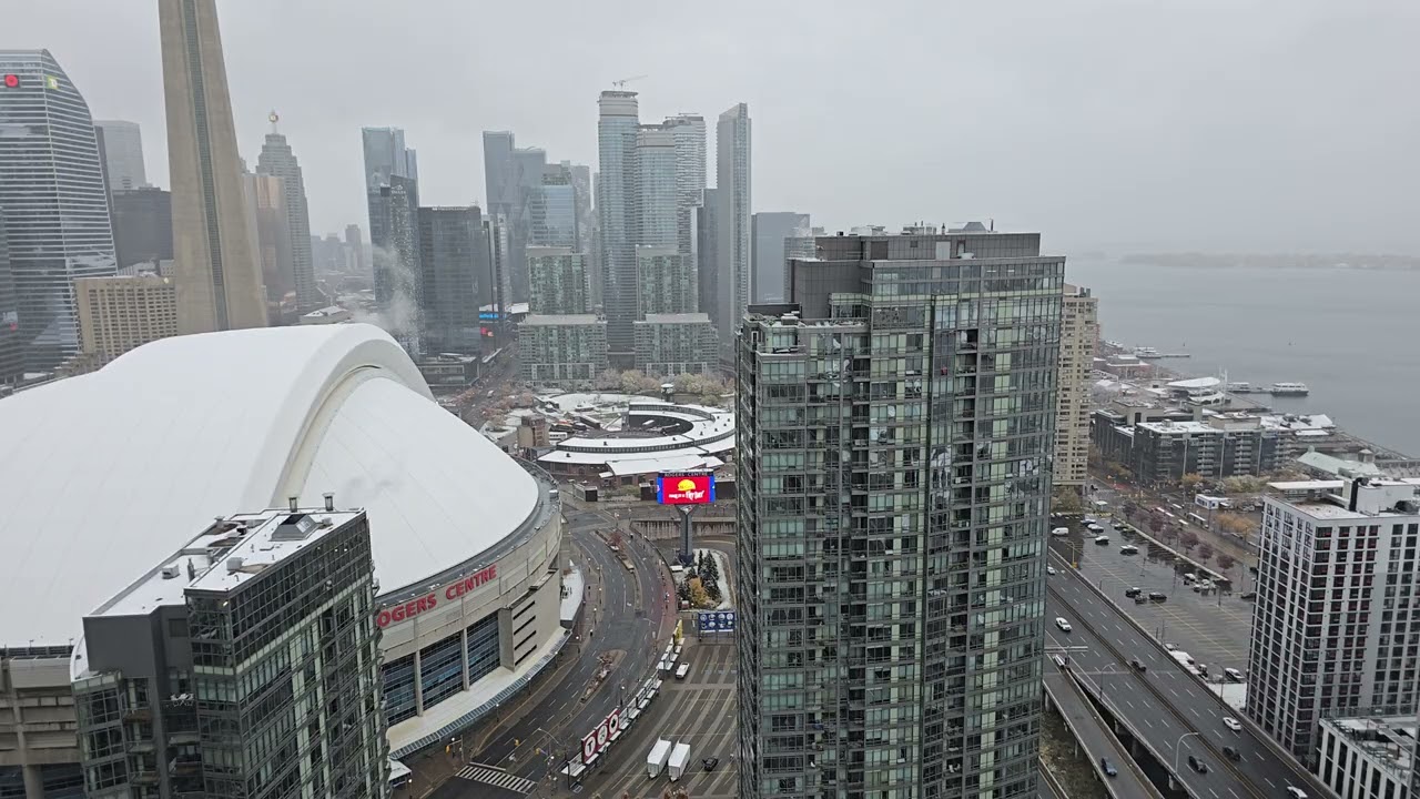 Toronto's First Snow For the 2025 Winter Season!!!