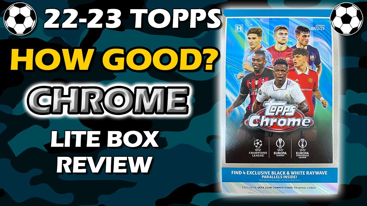 LITE BOX!! 2022-23 Topps Chrome UCC Soccer Lite Box Review