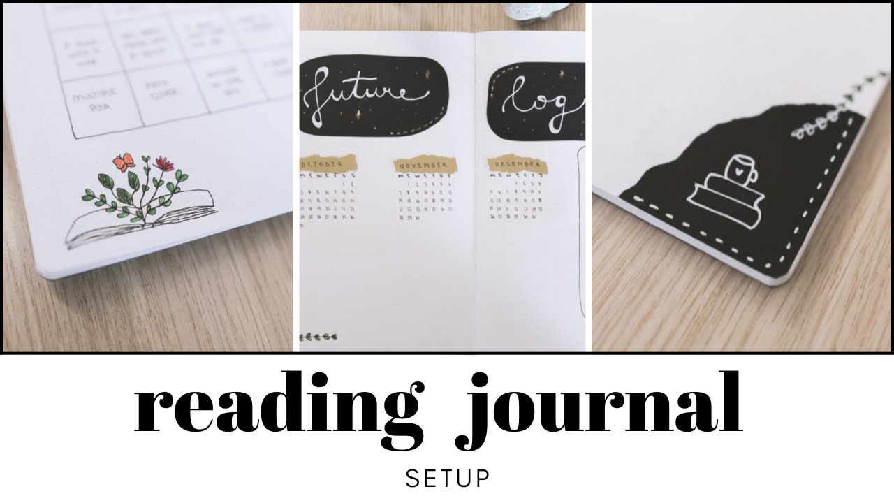 Reading Journal SETUP│october, november, december 2022  🤎  starting my first reading journal