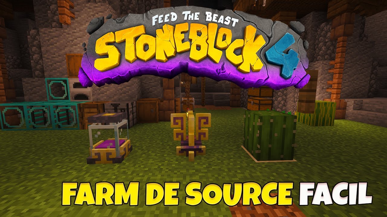 GERAÇÃO MUITO FACIL DE SOURCE !!! STONEBLOCK 4 [ MINECRAFT 1.21.1 + MODS ] EP05