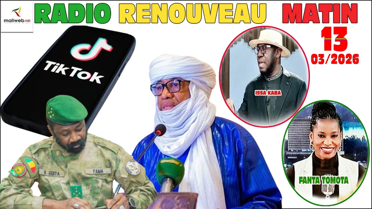 LE MATINAL DE LA RADIO RENOUVEAU FM du 13 Mars 2026