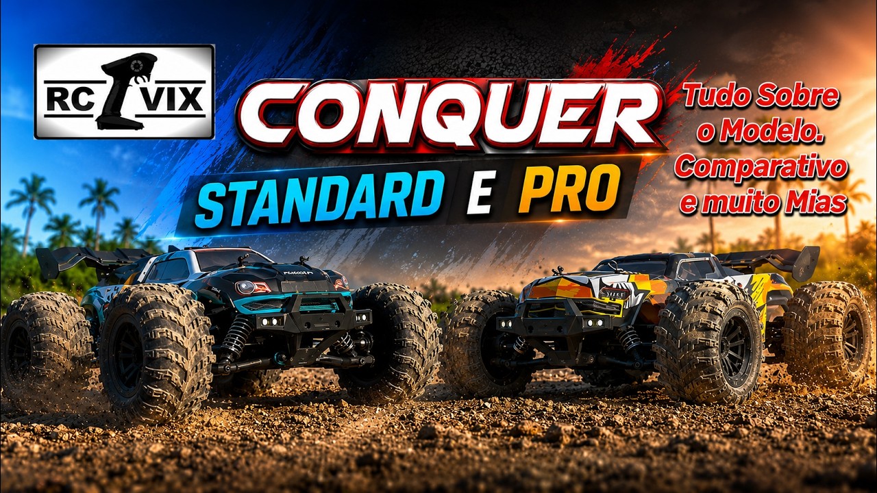 Tudo sobre o automodelo CONQUER, Standard e PRO, diferenças e muito mais.