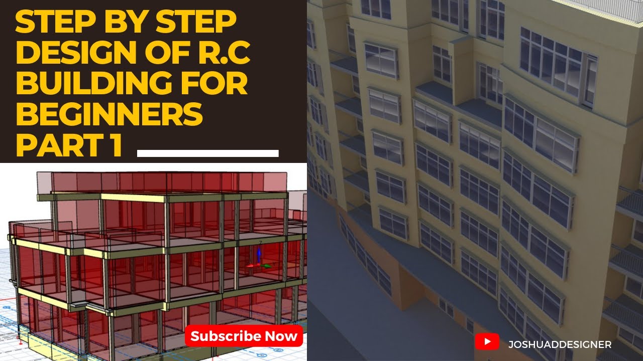 STEP BY STEP DESIGN OF REINFORCED CONCRETE BUILDING FOR BEGINNERS PART 1