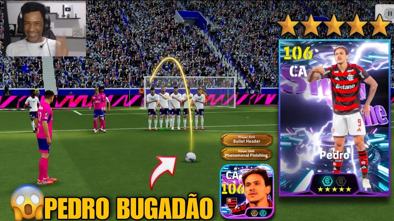 PEDRO do FLAMENGO entrou MUNDAO de ILUSÃO no eFootball 2026 Mobile