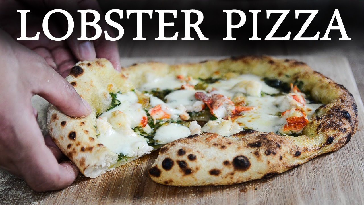 How To Make Cheesy Garlic Lobster Pizza In Roccbox Portable Pizza Oven | White Pizza Recipe Ideas