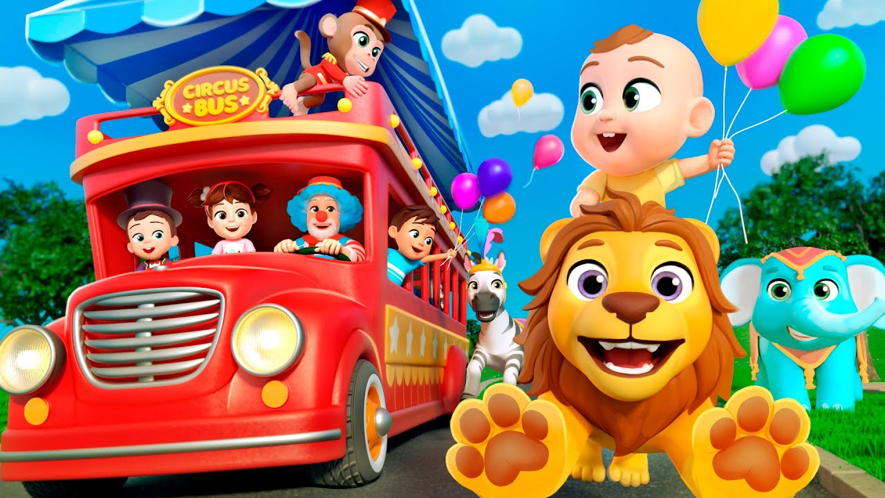 As Rodas do Ônibus do Circo | Lalafun Cantigas e Canções Infantis para Crianças