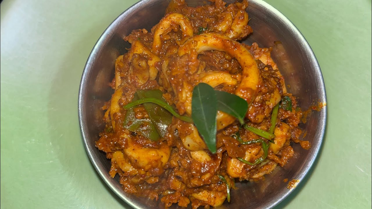 #squidfish 🤤🤤🤤#mangalorerecipes #mangaloreanfamily ಬಂಡಸ್ ಸುಕ್ಕಾ ಸುಲಭವಾಗಿ ಮಾಡುವ ರೀತಿ 🤤ಎಷ್ಟು ರುಚಿ ಇದೆ😇