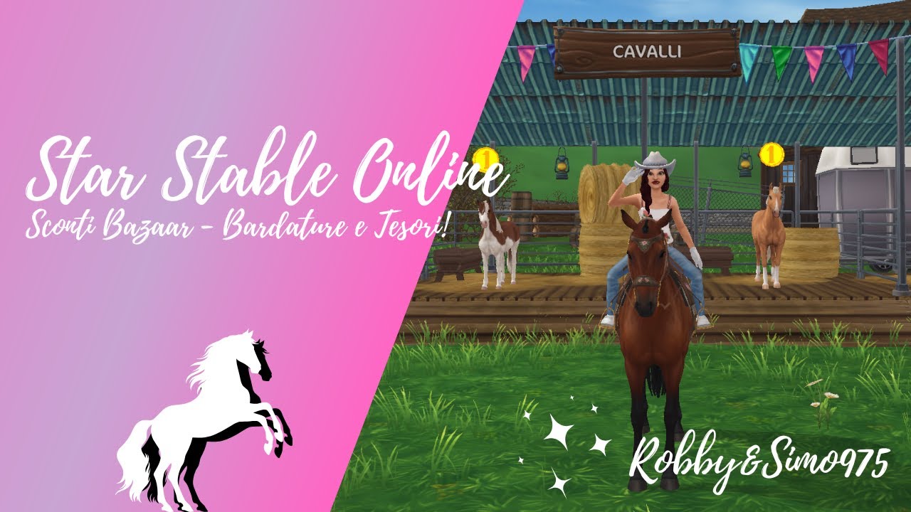 STAR STABLE ONLINE = SCONTI BAZAAR BARDATURE E TESORI = ASMR