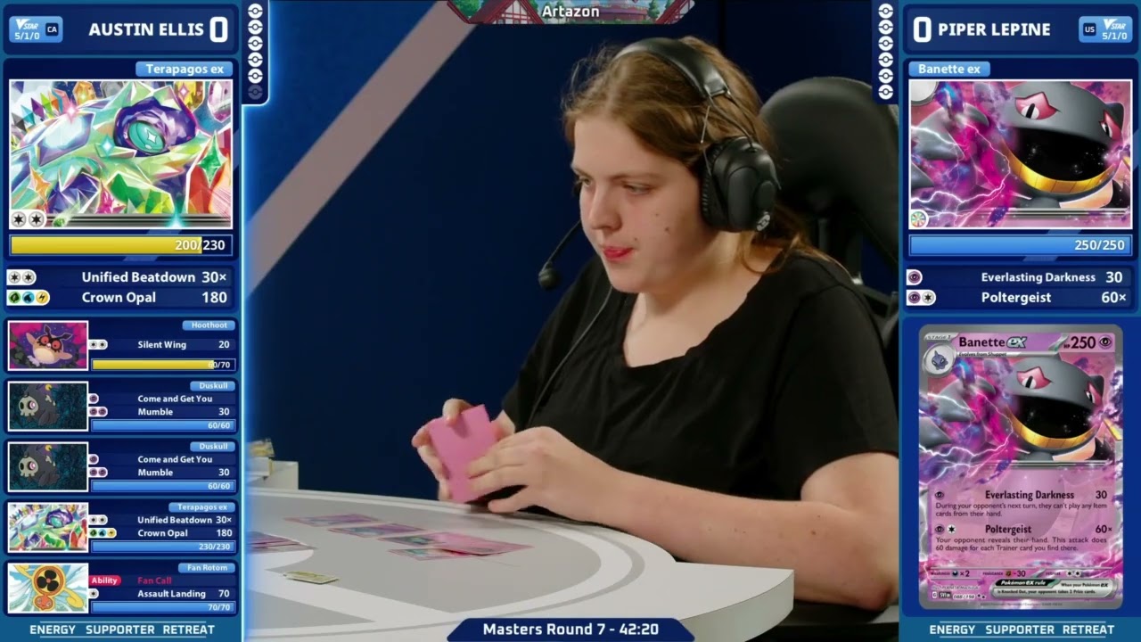 TCG Piper Lepine Vs Austin Ellis 2025 Pokémon Louisville Regional Championships Swiss R7