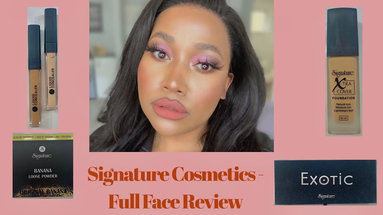 One brand makeup tutorial: Signature Cosmetics