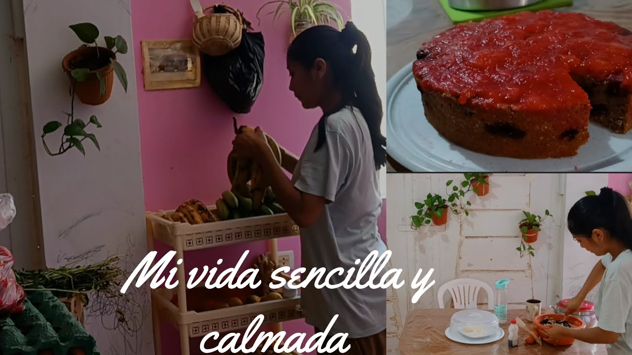 Mi vida sencilla en una casa limpia y Acogedora  🏠 Receta queque de arándanos 