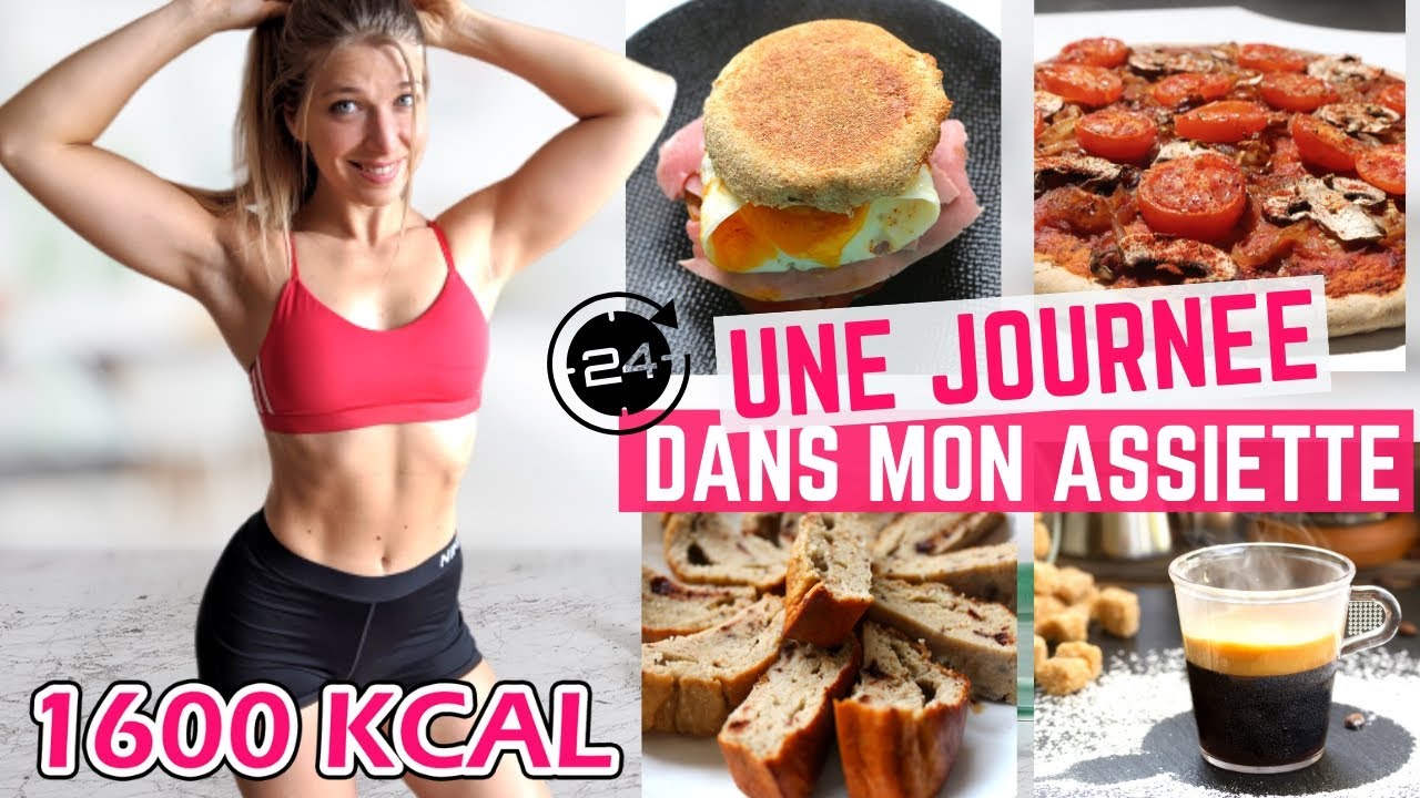 🤤 CE QUE JE MANGE EN UNE JOURNEE !! 1600KCAL