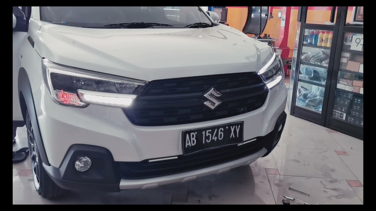 LED DRL Running Sign Lamp Suzuki XL7 (Pasang Lampu LED Alis Sein Berjalan + DRL Strip Ice Blue)