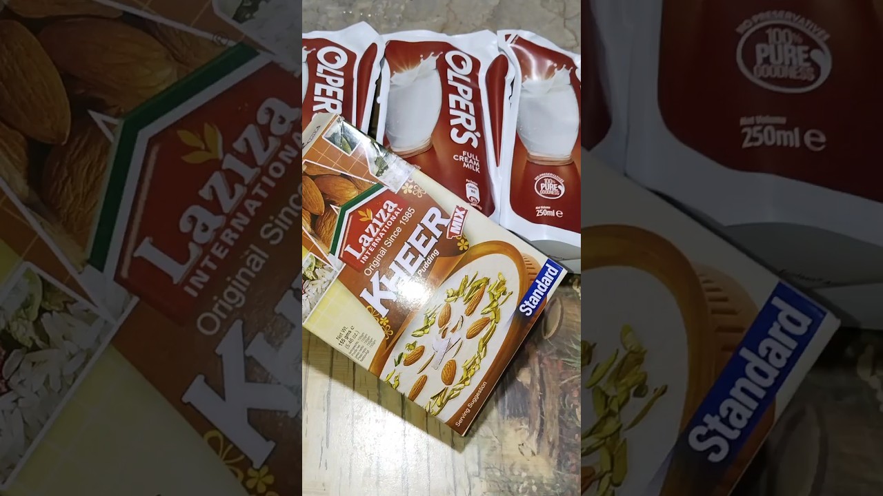 Instant Laziza Kheer Mix Recipe 🤯#kheer #lazizakheer #viralshorts #shorts #trending #dessert #recipe