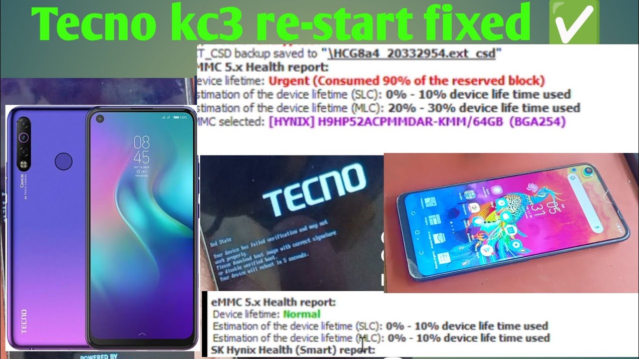 Tecno KC3 Restart problem fixed✅✅. @ Tecno KC3 Restart problem fixed✅✅