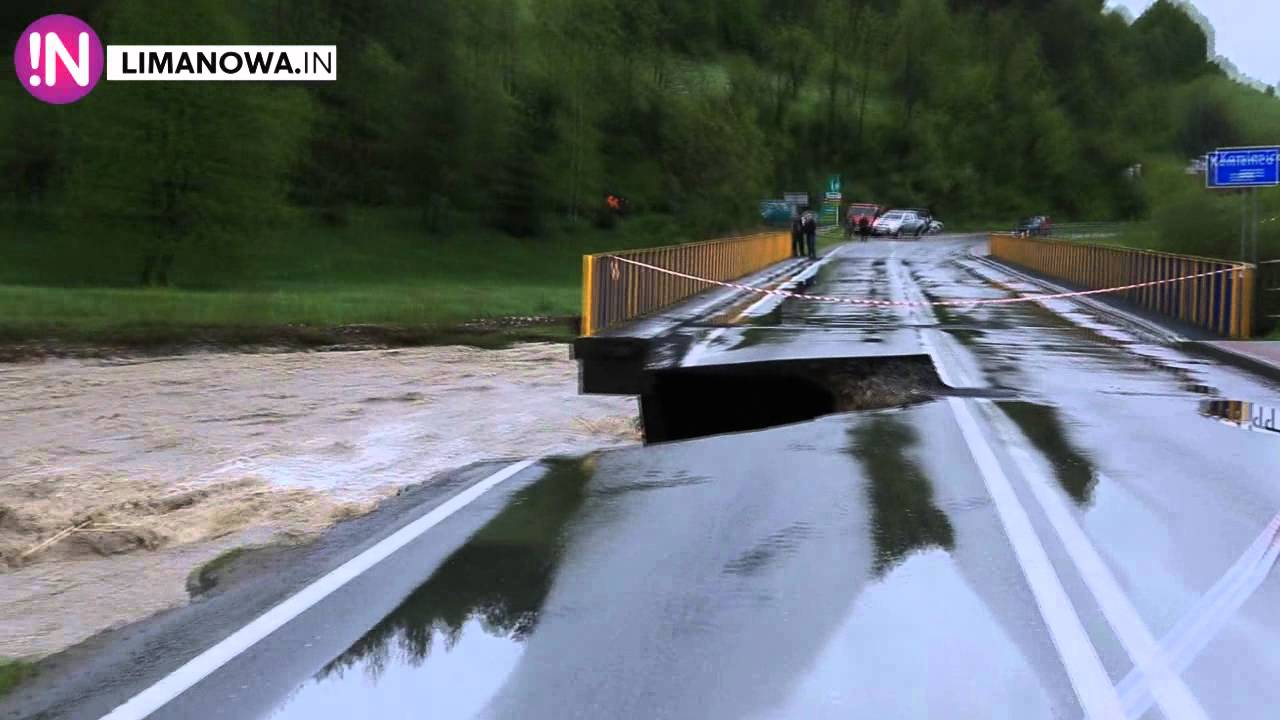 Powiat Limanowski - Powódź maj 2014