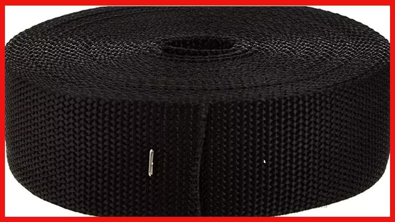 Strapworks Heavyweight Polypropylene Webbing - Heavy Duty Poly Strapping for Outdoor DIY Gear Repair