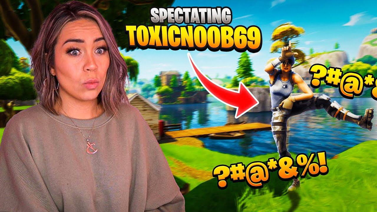 Spectating The Most TOXIC Player In Fortnite