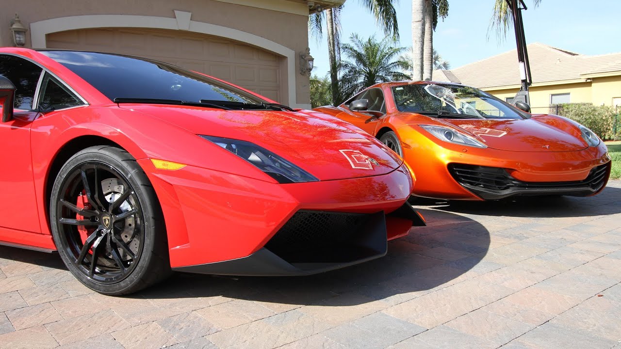 McLaren MP4-12C vs Lamborghini Gallardo LP570-4 Super Trofeo Stradale Racing
