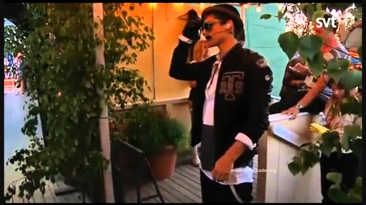Mix of Eric Saade clips at Allsång på Skansen