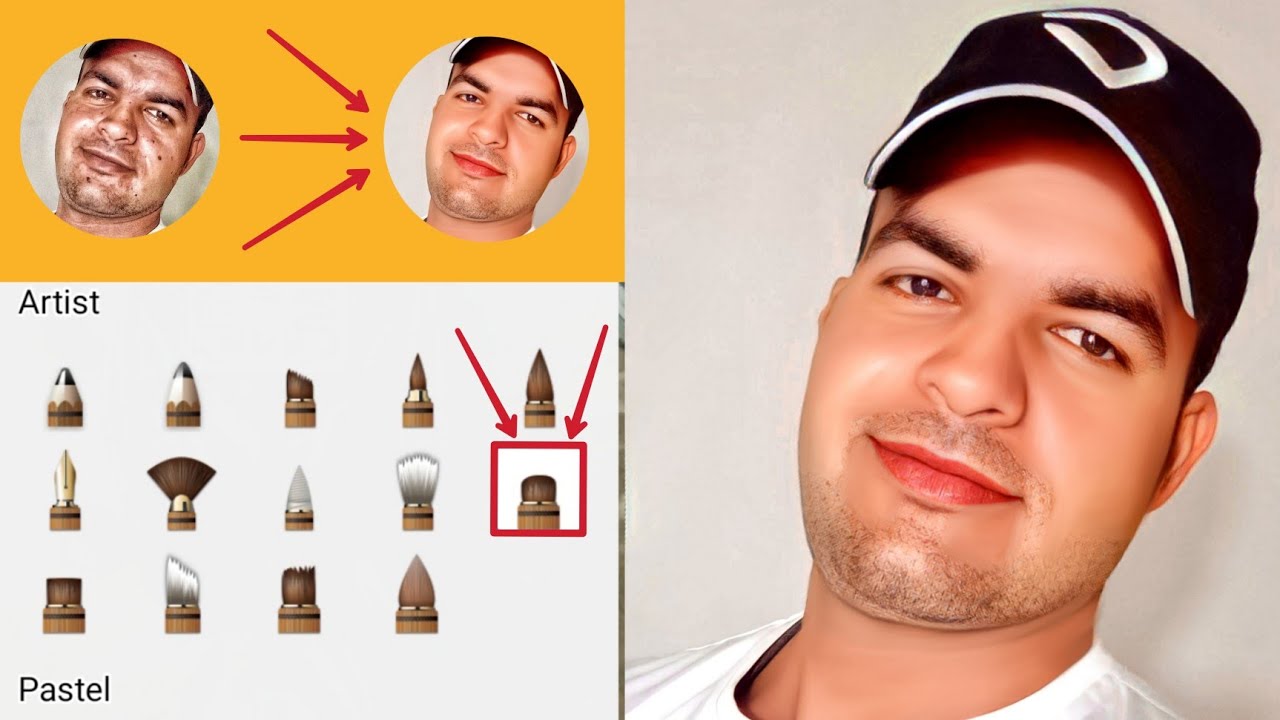 Autodesk Oil Paint Face Smooth Photo Editing || Oil Paint Photo Editing 2022 || HD Face Smooth