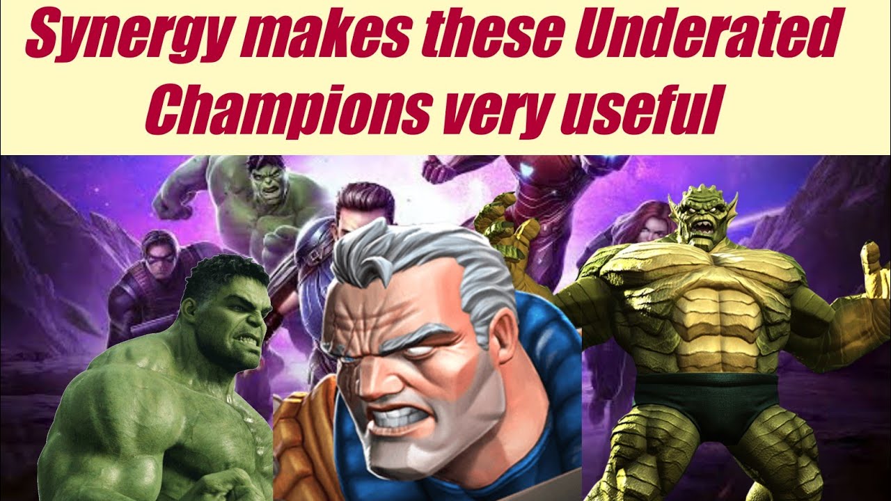 Synergy makes these Underrated Champions very useful/MCOC