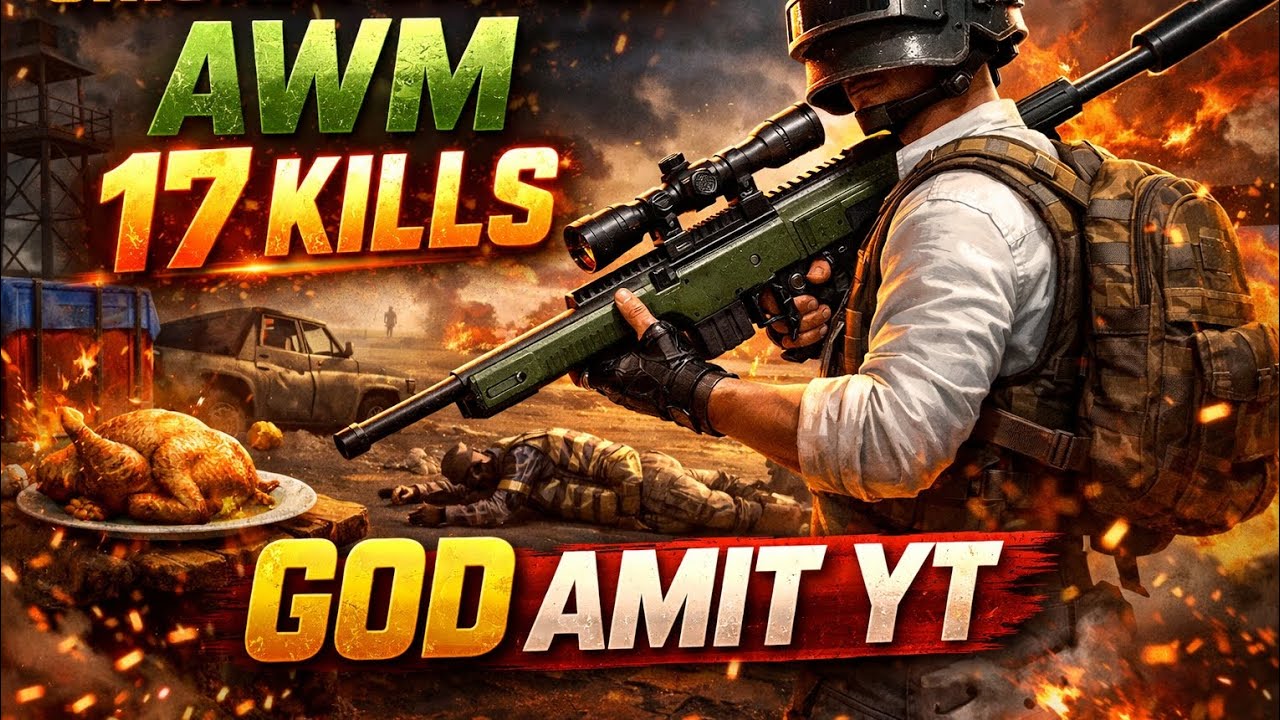 Pubg lite 🥶17 kill with awm sniper 🥵🥵 only headshot gameplay #pubglite #gamingvideo#viralvideo 