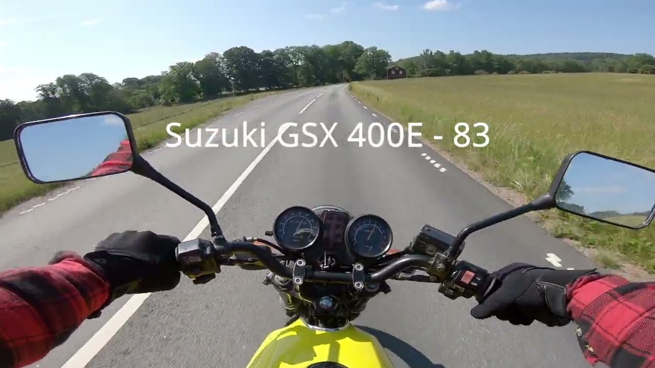 Suzuki gsx400E pov gopro hero7