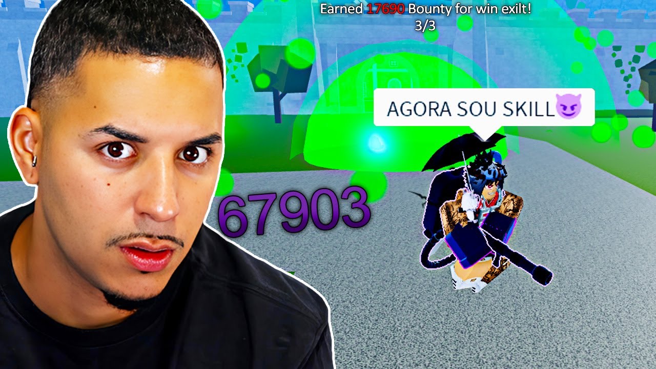 CAFAZERA AGORA VAI CAÇAR BOUNTY SKILL NO BLOX FRUITS 😨 (30m honra skill ep.1)