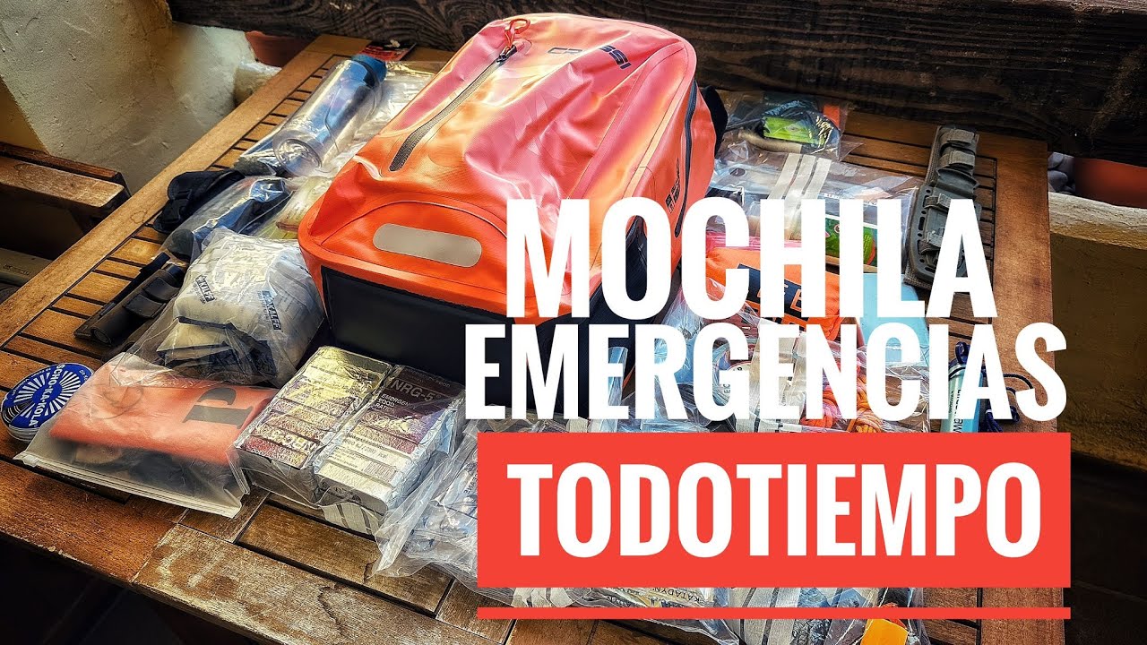 Mochila de Emergencias TODOTIEMPO 72h