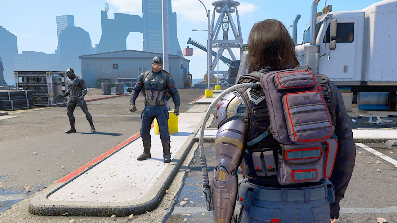 Баки присоединяется к Капитану Америке и Черной Пантере &mdash; Мстители Marvel