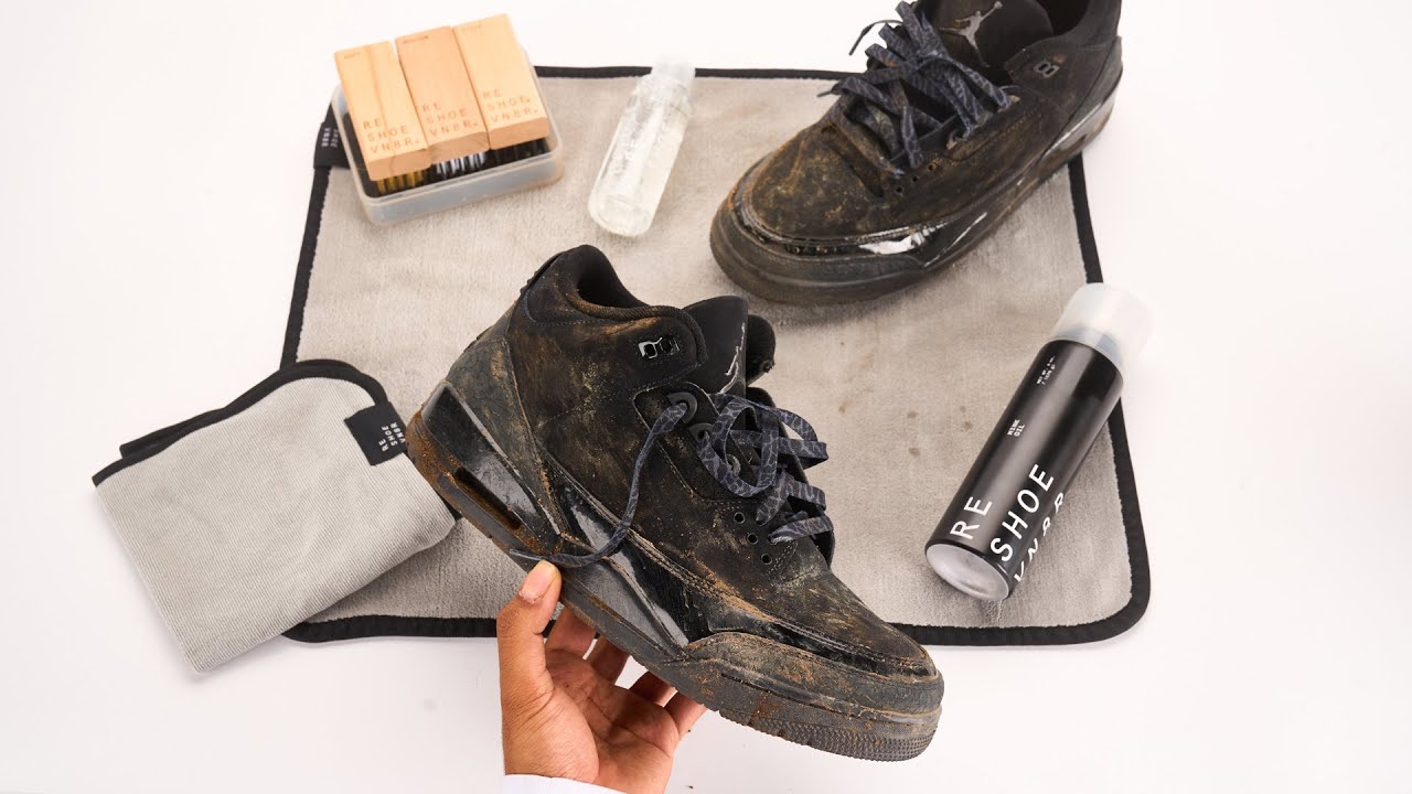 The BEST WAY To Clean Air Jordan 3 Black Cat