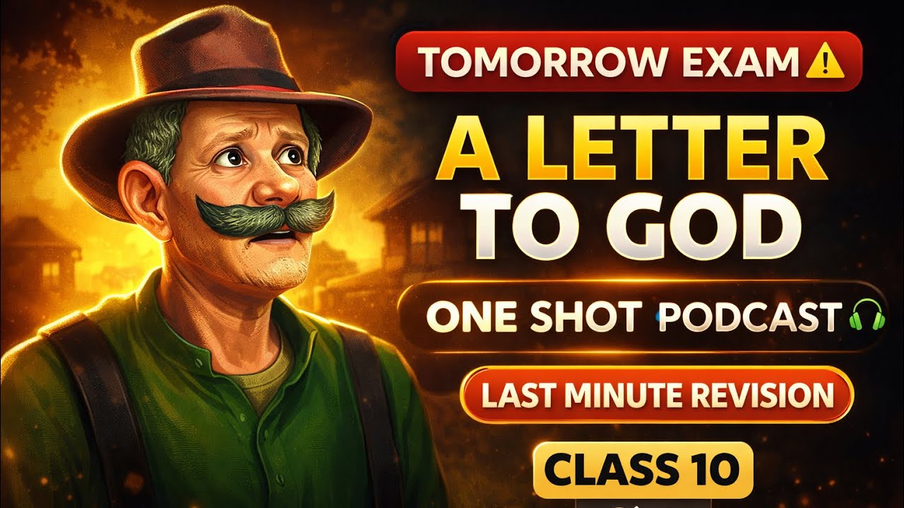 A Letter to God Class 10 Hindi | One Shot Podcast 🎧 | Last Minute Exam Revision