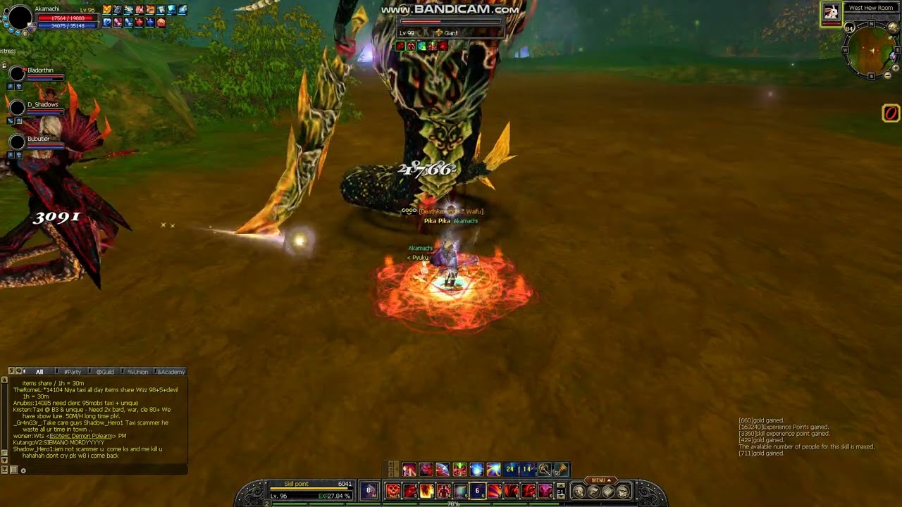 Silkroad Online - Origin server - Warlock/Cleric lv 96 grind