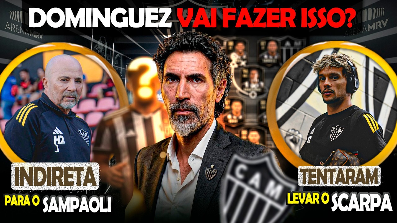 🎯 TENTOU LEVAR SCARPA DO GALO 😮 PRÉ-JOGO ATLÉTICO E AMÉRICA 🔥 MANDOU INDIRETA AO SAMPAOLI | #galo