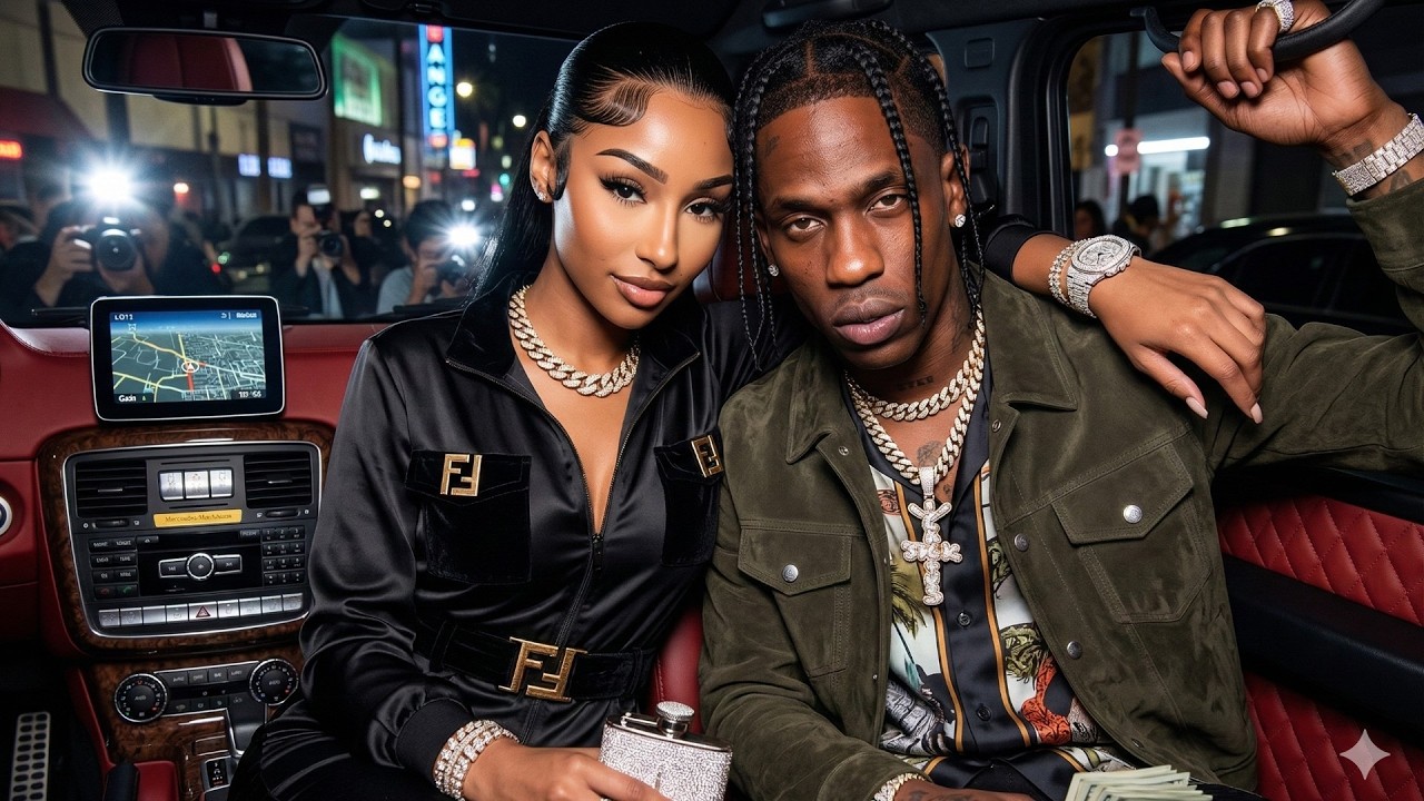 Travis Scott, Ariana Grande - Astral Echo  (ft. Doja Cat, Chris Brown) | (Official Lyrics Video)