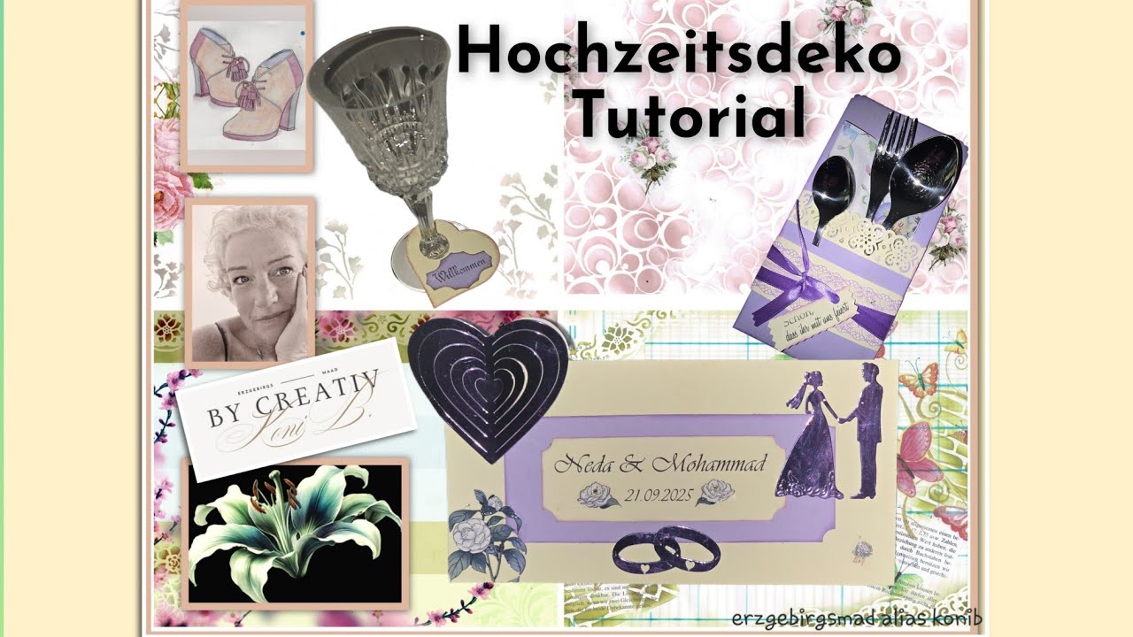 Tischdeko Hochzeit   Tutorial