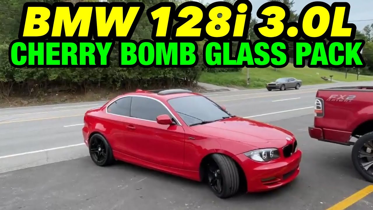 2010 BMW 128i EXHAUST w/  CHERRY BOMB GLASS PACK!