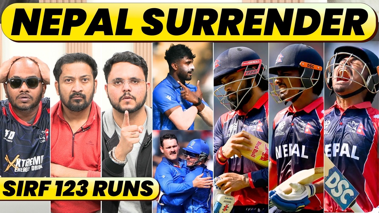 🔴NEPAL VS ITALY T20 WORLD CUP LIVE: NEPAL YE KYA KIA...SIRF 123 RUNS...ITALY KI SHAANDAR BOWLING