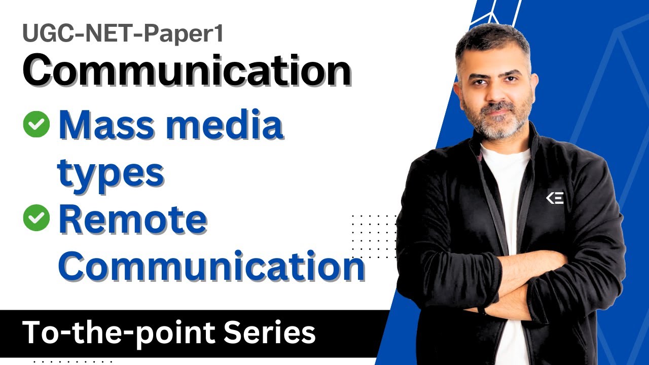 Mass Media and its types | Communication | UGC-NET-Paper 1