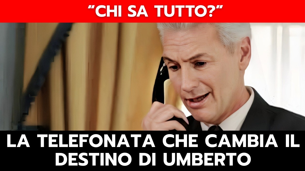 IL PARADISO DELLE SIGNORE: UMBERTO SCONVOLTO DA UNA TELEFONATA MISTERIOSA CHE MINACCIA LA SUA...
