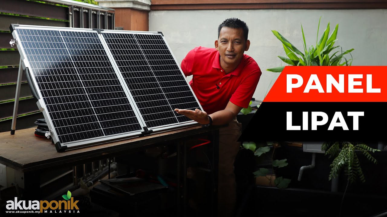 Portable & Foldable  Solar Panel 100W | Apa Yang Boleh Guna Dengan Solar Panel 100Watt???