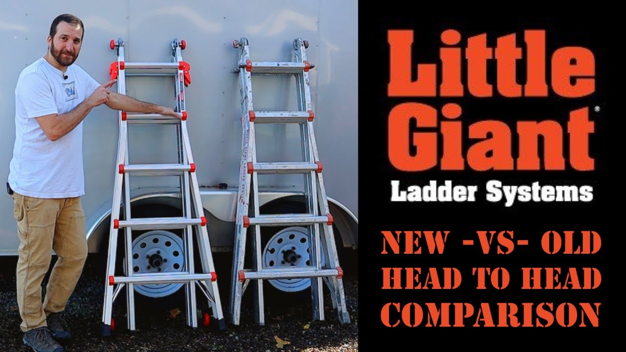 Сравнение лестниц Little Giant — старая и новая