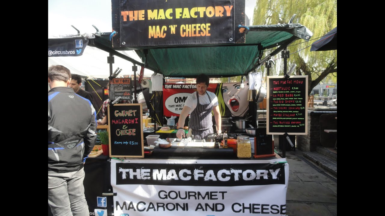 American / Italian inspired Street Food in London - Gourmet Macaroni and Cheese at "THE MAC FACTORY"
